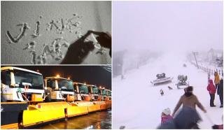 Crăciun cu ger și zăpadă &icirc;n toată Rom&acirc;nia. Șoferii se confruntă cu polei pe șosele