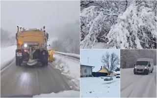 100.000 de oameni, &icirc;n frig şi &icirc;ntuneric din cauza ninsorilor. Avertizările de vreme rea, extinse &icirc;n toată ţara
