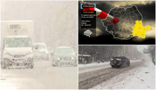 Ciclonul care a făcut ravagii &icirc;n Portugalia şi Spania lovește Rom&acirc;nia. Alertă de ger şi ninsoare &icirc;n toată ţara