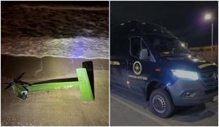 Resturi de dronă, găsite pe o plajă din Mamaia. Specialiştii &icirc;ncearcă acum să-i afle traseul