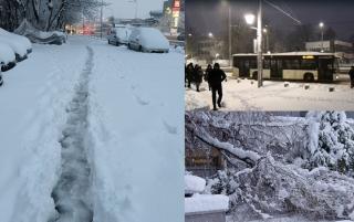 Ninsori record &icirc;n Capitală: de ce a venit t&acirc;rziu mesajul Ro-Alert? Viscolul se mută &icirc;n sud-estul țării