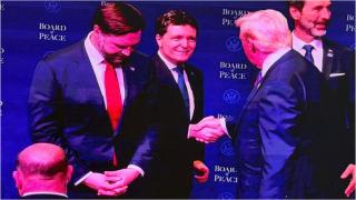 Gafă a lui Trump la Consiliul pentru Pace: "Prim-ministrul Dan al Rom&acirc;niei. Oameni minunaţi rom&acirc;nii"