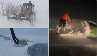 20 de tronsoane de drum din 6 județe, blocate &icirc;n continuare din cauza nămeților. C&acirc;nd scăpăm de vremea rea