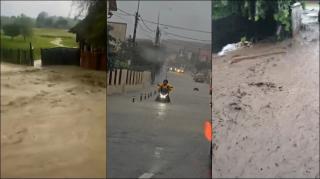 Prăpăd &icirc;n Rom&acirc;nia, după&nbsp;fenomenele meteo extreme. Două case lovite de fulger, zeci de locuințe inundate