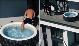 Filmul capturării traficantului din Bistriţa. Gestul făcut de bărbat c&acirc;nd a observat drona mascaţilor