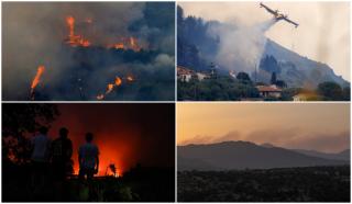 Imagini apocaliptice &icirc;n Europa. Oamenii sunt scoşi din case &icirc;nainte ca tornadele de foc să ajungă la porţi