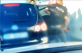 Momentul &icirc;n care complicele menajerei care l-a ucis pe anestezistul din Capitală este prins de poliţişti