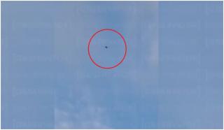 Imagini cu drona care a pătruns &icirc;n Rom&acirc;nia &icirc;n această dimineață. Este căutată cu un elicopter militar