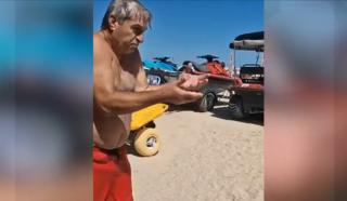 Scuza unui turist salvat de la &icirc;nec, &icirc;n Eforie Nord: "M-a luat valul"