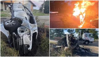 Filmul cursei mortale din Suceava. Tinerii găsiţi carbonizaţi erau colegi şi urmau să &icirc;nceapă clasa a XI-a