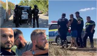 Filmul prinderii fugarului moldovean, găsit pe un c&acirc;mp din Dolj. Folosea o identitate falsă &icirc;n Rom&acirc;nia