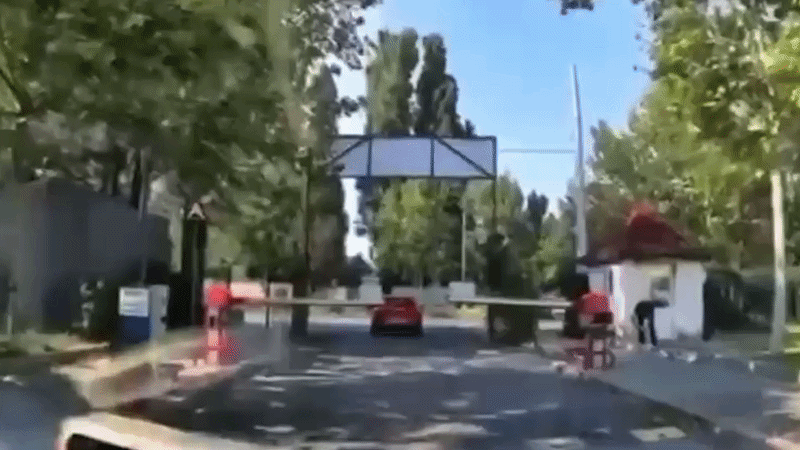 Momentul &icirc;n care Andrei Bordeianu este aruncat de pe motocicletă. A ajuns la ATI după impactul devastator