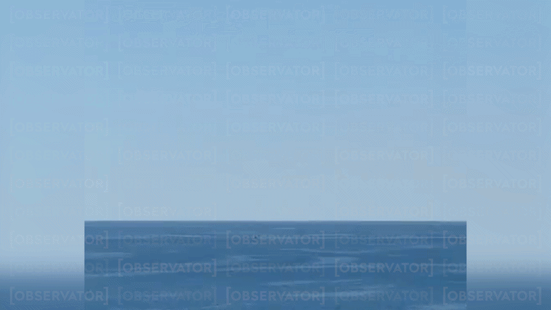 EXCLUSIV. Momentul &icirc;n care un avion F-16 trage &icirc;n drona maritimă de l&acirc;ngă platforma Neptun Deep