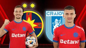 Echipa de start a FCSB-ului &icirc;n derby-ul cu Universitatea Craiova! Olaru şi Tănase, titulari. Surpriza pe postul de &ldquo;under&rdquo;. Exclusiv
