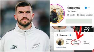 Povestea fabuloasă a lui Tim Payne. Cel mai necunoscut fotbalist de la Cupa Mondială a ajuns viral: cum a adunat 5,5 milioane de urmăritori &icirc;n c&acirc;teva zile