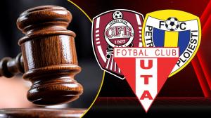 Cutremur &icirc;n SuperLiga: CFR Cluj, UTA și Petrolul, &icirc;n pericol să fie depunctate drastic din cauza datoriilor! Exclusiv