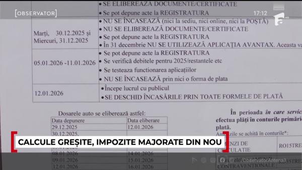 Observator ora 17 din 07.01.2026