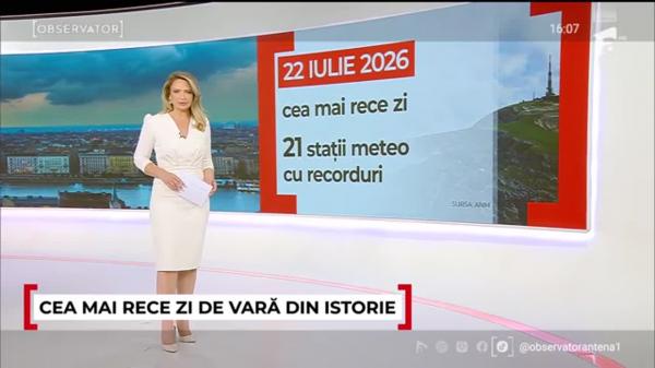 Observator ora 16 din 23.07.2026