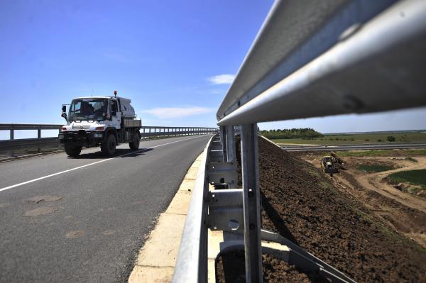 Autostrada Arad-Timisoara, reasfaltata