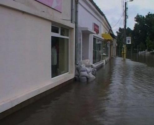 Dezastru in Cernavoda, in urma ploilor