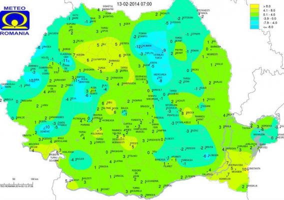 ANM a emis COD GALBEN pentru şase judeţe!