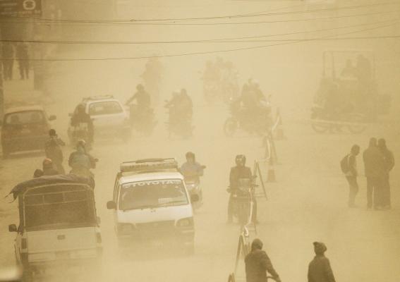Poluarea a blocat capitala Nepalului, Kathmandu!