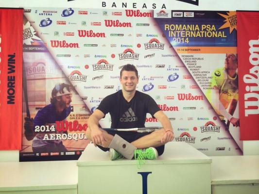 FOTO! Valentin Butnaru, marele campion al echipei Observator la SQUASH