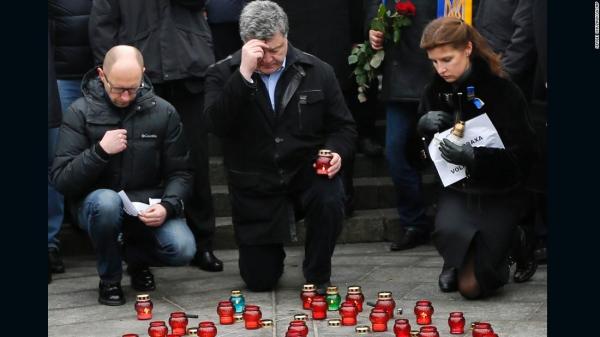 Val de solidaritate în Ucraina după prăbușirea avionului rus în Egipt