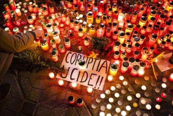 COLECTIV are sprijinul Estoniei! Preşedintele a depus un buchet de flori