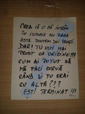 Scrisoarea care a „ÎNNEBUNIT” internetul! Au dat nas în nas cu AMANȚII DE MÂNĂ!