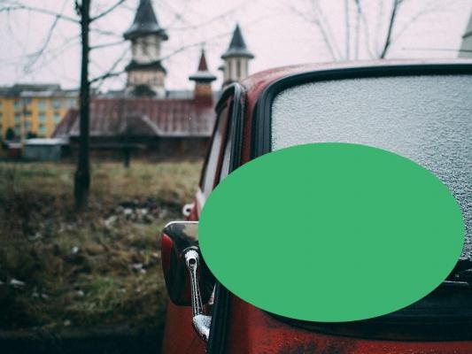 Foto! MINUNEA de pe DACIE! Ce au găsit nişte români pe maşina din parcare