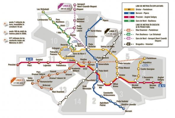 Veste bună pentru bucureşteni! Sunt bani pentru noua magistrală de metrou