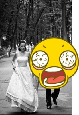 Foto de senzaţie! Nunta a fost de zile mari, însă ceea ce a făcut mirele în timpul şedinţei foto a lăsat-o pe mireasă fără cuvinte