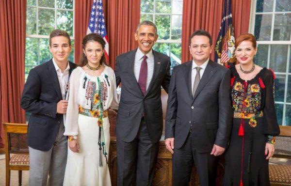 Maior şi-a prezentat scrisorile de acreditare preşedintelui Barack Obama