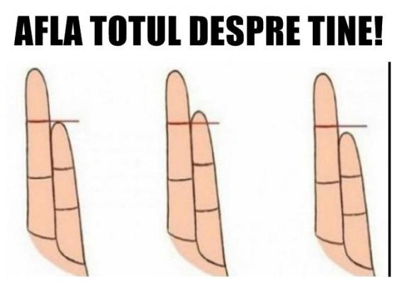 Află ce fel de persoană eşti în funcţie de DEGETUL MIC de la mâna stângă