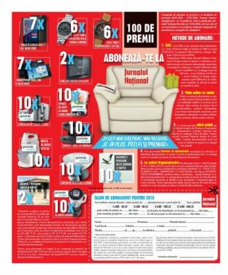 Abonează-te acum la Jurnalul Național, 100 de premii puse în joc!