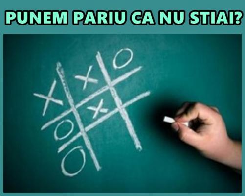 AŞA nu pierzi niciodată la "X şi 0". Trucul incredibil