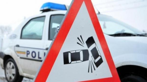 Grav accident de circulaţie pe podul Băneasa, la intrarea în Capitală