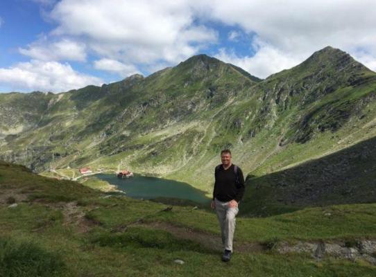 Klaus Iohannis, în drumeție la Bâlea Lac