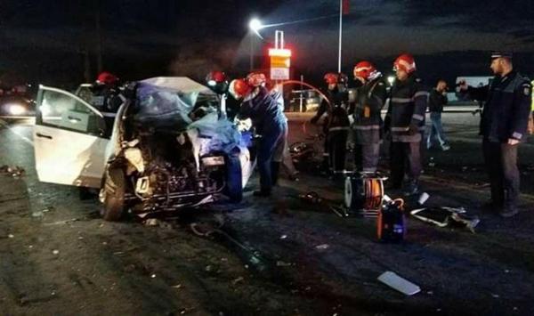 ACCIDENT TRAGIC în apropiere de Capitală: O femeie și un copil au fost spulberaţi de un TIR. Imagini DRAMATICE de la locul tragediei