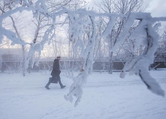 Frig de crapă pietrele! Minus 22,4 grade Celsius la Bâlea Lac şi minus 20,2 grade la Miercurea Ciuc, minimele nopţii