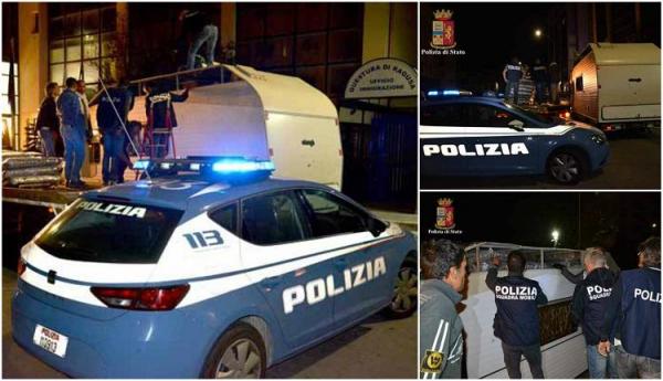 DESCOPERIRE INCREDIBILĂ în Italia, în rulota unui ROMÂN! Ce au găsit carabinierii este de-a dreptul ULUITOR. Băut, bărbatul a început să plângă (VIDEO)