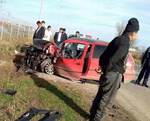 ACCIDENT în lanț, la Călărași! TREI mașini s-au ciocnit, iar patru oameni au ajuns la spital