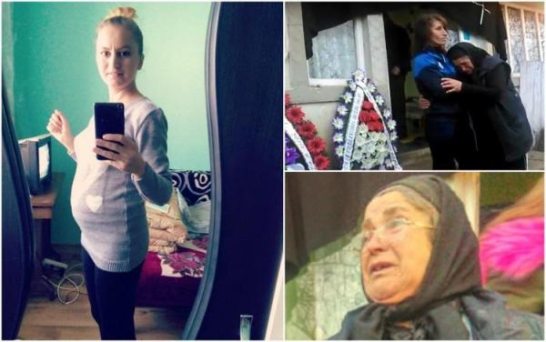 Lacrimi şi jale la Băleşti! Tânăra gravidă în 5 luni, moartă după ce s-a înecat cu mâncare, a fost condusă pe ultimul drum. Rudele fac acuzaţii şocante (VIDEO)