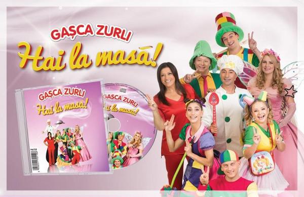 Cel mai așteptat CD pentru copii de la Gașca Zurli: „Hai la masă”, împreună cu Gazeta Sporturilor!