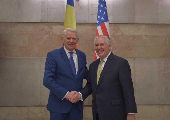 Secretarul de Stat american Rex Tillerson a părăsit România