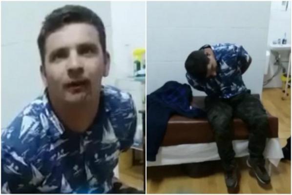 Imagini şocante în Maramureş, la Leordina. Un tânăr a urcat la volan rupt de beat, a provocat un accident, apoi a sărit să bată poliţiştii (Video)