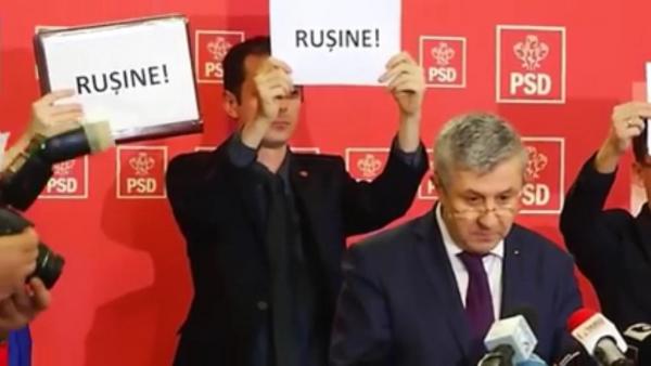 (VIDEO) Scandal la conferinţa de presă a Ministrului Justiției. Florin Iordache a lansat un apel la calm către toţi cei care protestează