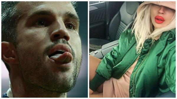 VIDEO Van Persie a fost înjurat şi blestemat de soţia unui adversar. Ce i-a transmis diva sexy