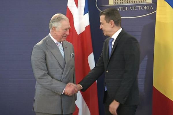 Prinţul Charles al Marii Britanii, primit de premierul Sorin Grindeanu la Palatul Victoria